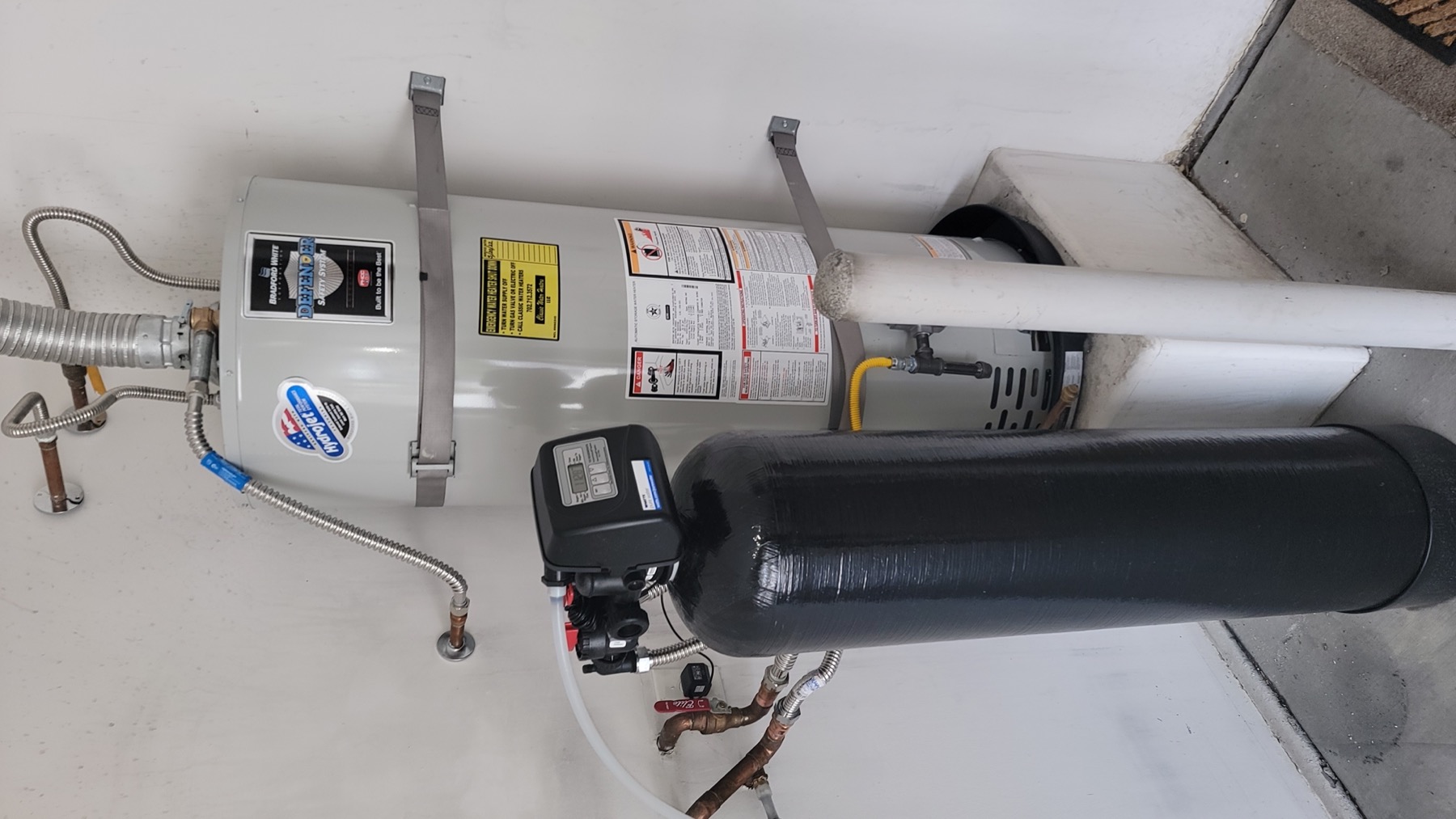 Residential water conditioning system installed in Las Vegas