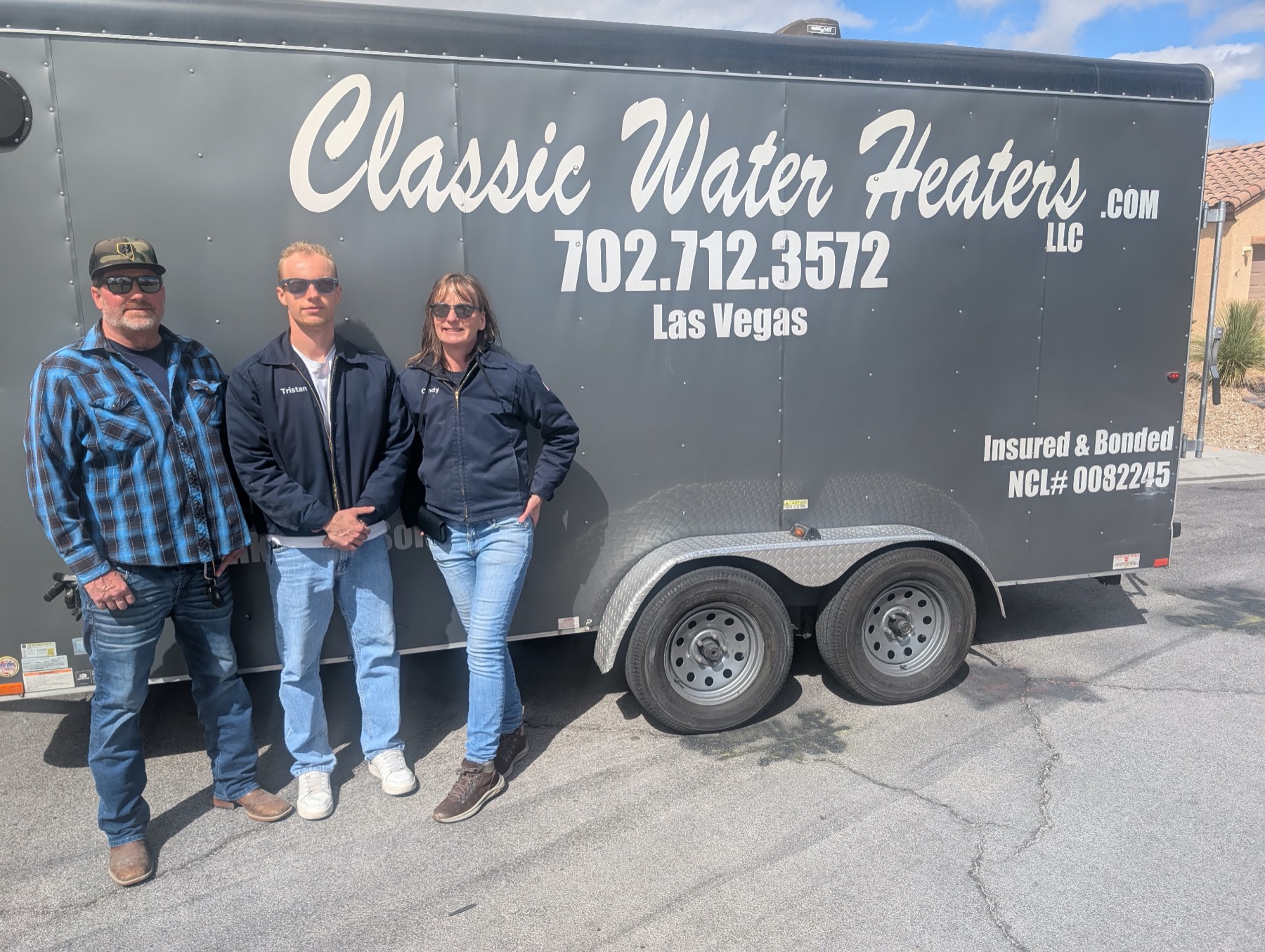 Classic Water Heaters local family team in Las Vegas
