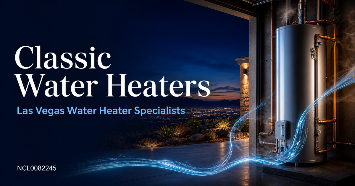 Classic Water Heaters Las Vegas cover